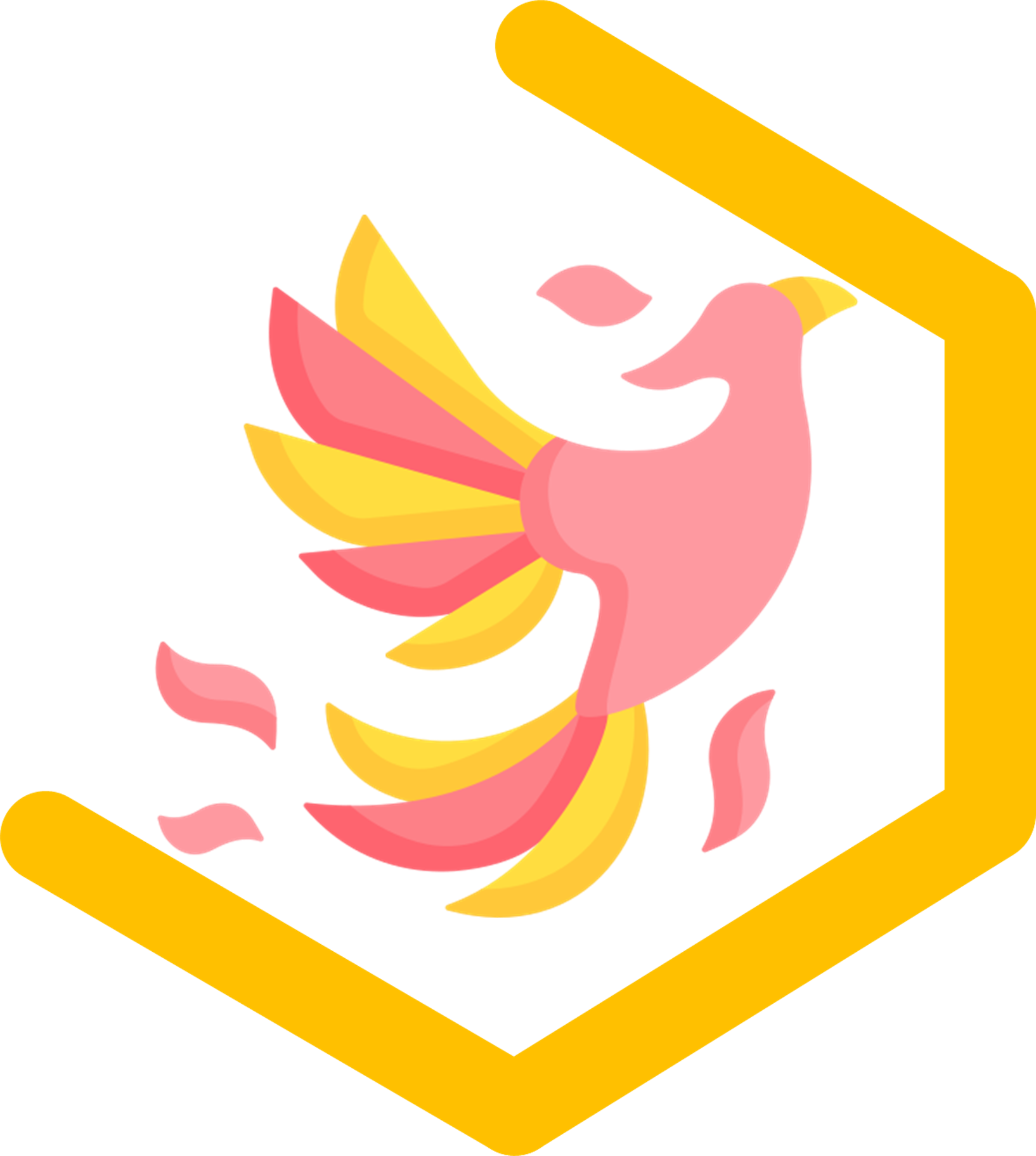 לוגו דואר עוף-חול - פיניקס כתום